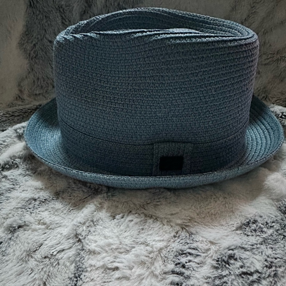 Men’s Baby Blue Fedora - Picture 2 of 3